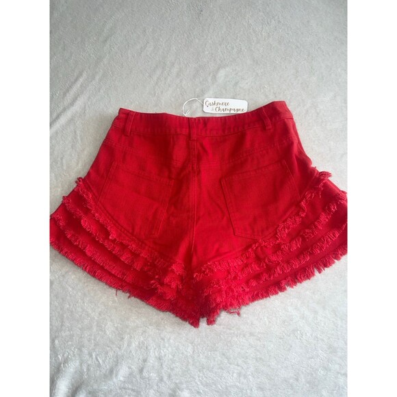 Day & moon deco, red shorts sz S NWT - Picture 2 of 4